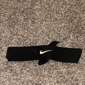 Nike Tie Headband- Black